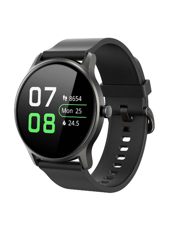 Ultra-Long Battery Life Heart Rate and Activity Tracking Smartwatch, Black
