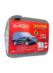 G-Rock Premium Protective Car Body Cover for Toyota Corolla Hatchback, Grey