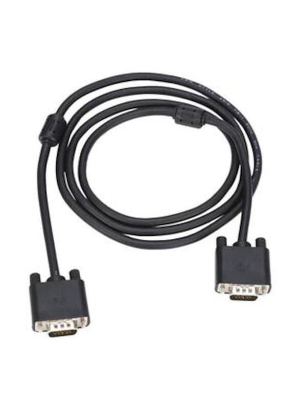 5-Meter VGA Cable, VGA to VGA for Display Devices, Black