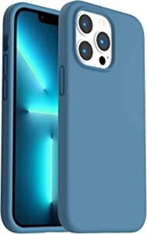 

Generic Apple iPhone 13 Pro Silicone Protective Shockproof Mobile Phone Case Cover, Blue