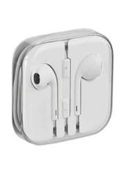 Wired In-Ear Headphone With Mic, White