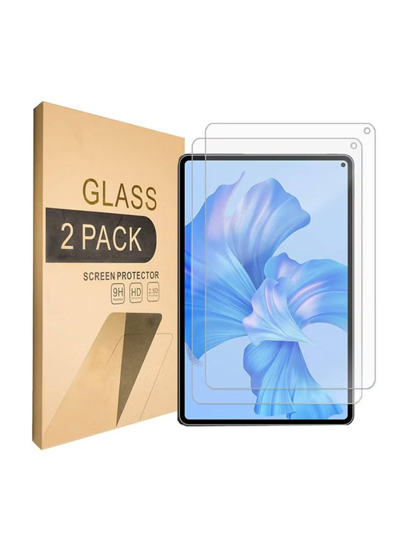 

Hyx 11 inch Huawei Matepad Pro 9H Hardness HD Anti-Scratch Bubble-Free High-Definition Easy-Installation Tempered Glass Screen Protector, 2 Pieces, Cl