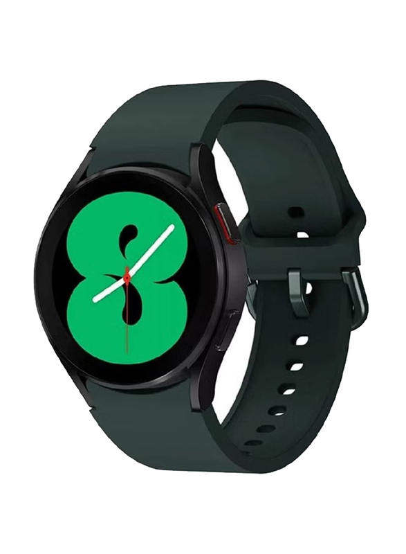 Soft Silicone Sport Band For Samsung Watch 4/Watch 4 Classic, Dark Green