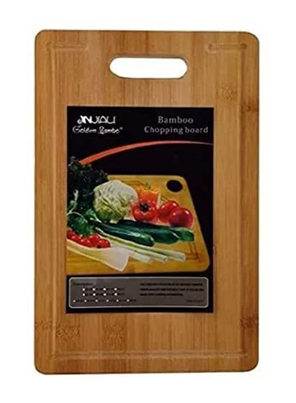 

Generic Bamboo 39.5cm Rectangular Meat Vegetables Chopping Board, Brown