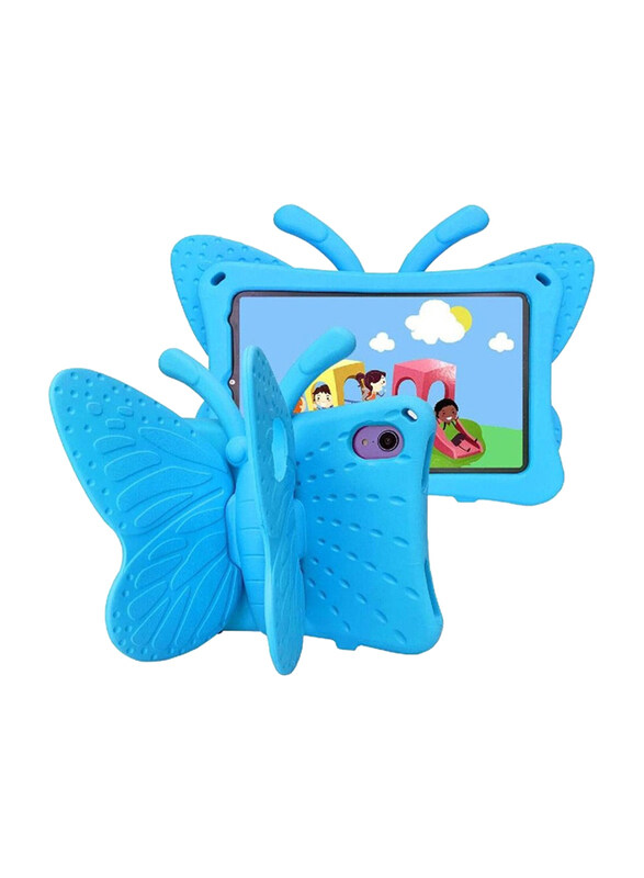

Generic Apple iPad Mini 6th Generation EVA Butterfly Stand Soft Tablet Case Cover, Blue