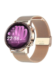 Bluetooth Waterproof Full Touch Screen Smartwatch, Gold