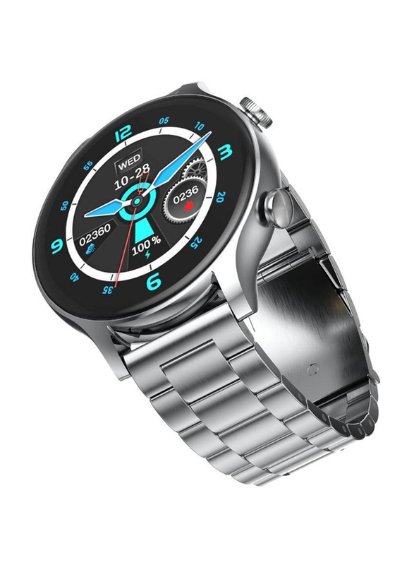 G-Tab GT6 - Deluxe Smart Calling Notification Alert Bluetooth Smartwatch, Silver