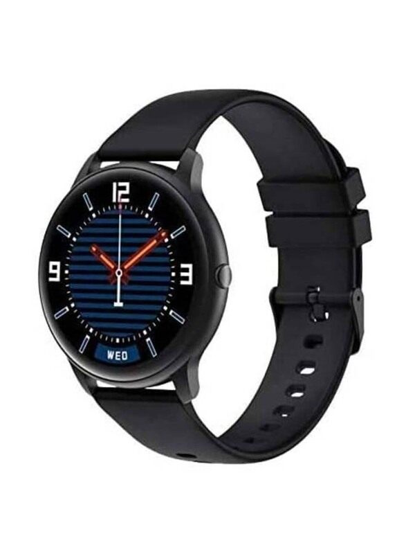 

Generic Full Touch 45mm Screen Round Smartwatch with Tracker, Black