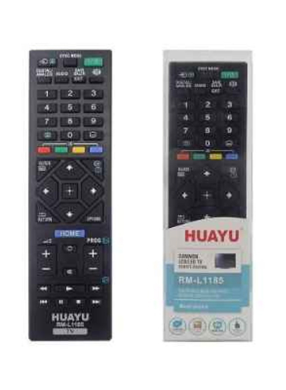 Huayu Replacement Remote Control Compatible for Sony Smart LCD LED TV's, Black