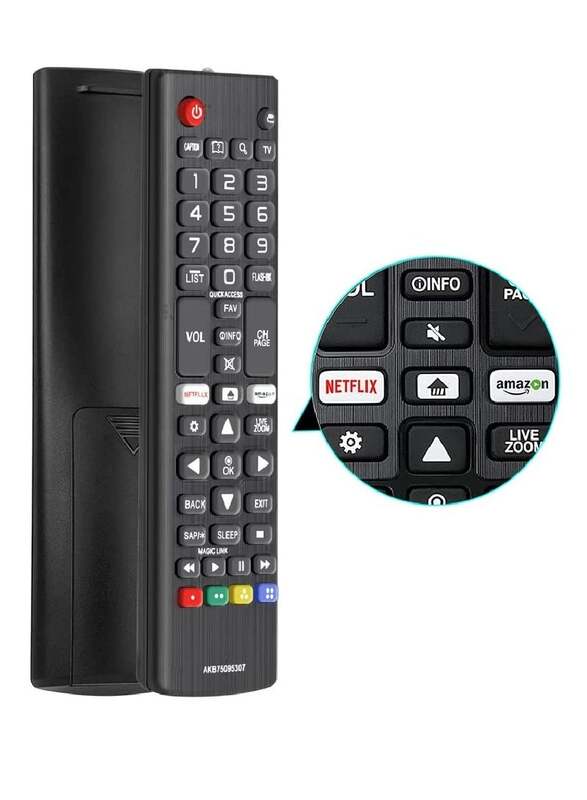 Replacement Remote Control Compatible With LG Smart TVs LCD LED 3D HDTV Black