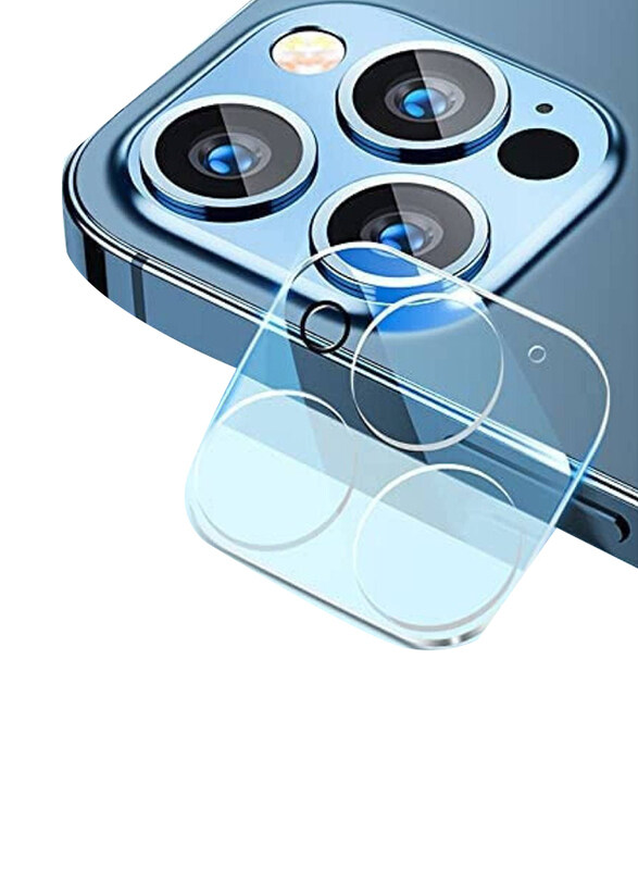 

Generic Apple iPhone 13 Pro Max Tempered Glass Camera Lens Protector, Clear