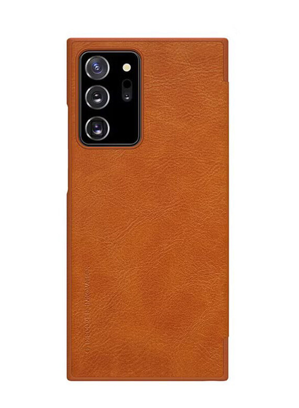 

Nillkin Samsung Galaxy Note 20 Ultra Stylish Durable Slim Flip Wallet Mobile Phone Case Cover, Brown