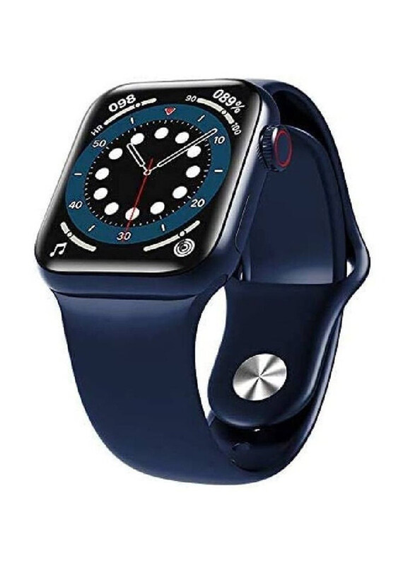 

Hw 1.57inch Hw12 Android Square Screen Heart Rate monitoring Bluetooth HD Call Smart Watch, Blue