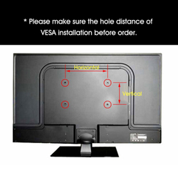 Dual Monitor Arm Television Screw Bracket Multi-directional Motion for 26-55 Inch, 22-50 Inch LCD/LED TV's, Black