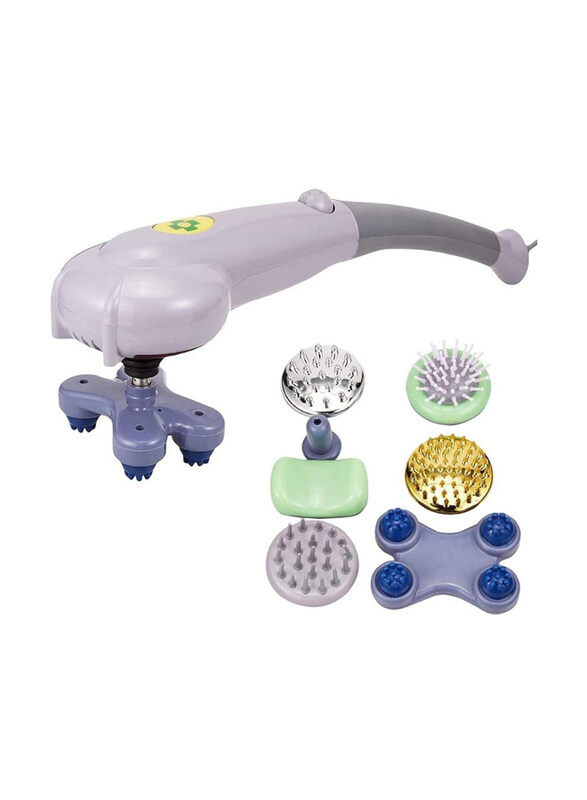 

Generic Luxurious 7 in 1 Complete Body Massager for Head, Neck, Shoulder, Back, Leg, Foot, Fat Reduction & Joint Pain Relief, Multicolour