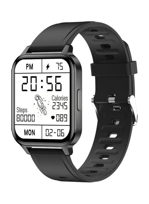 44mm Q18 Smartwatch, Black