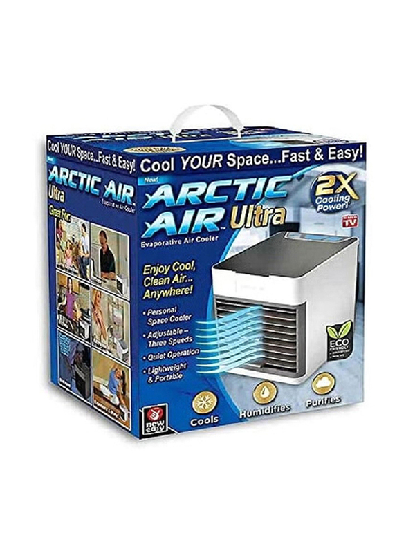 Arctic Air Personal Air Conditioner for Office And Car, White/Grey