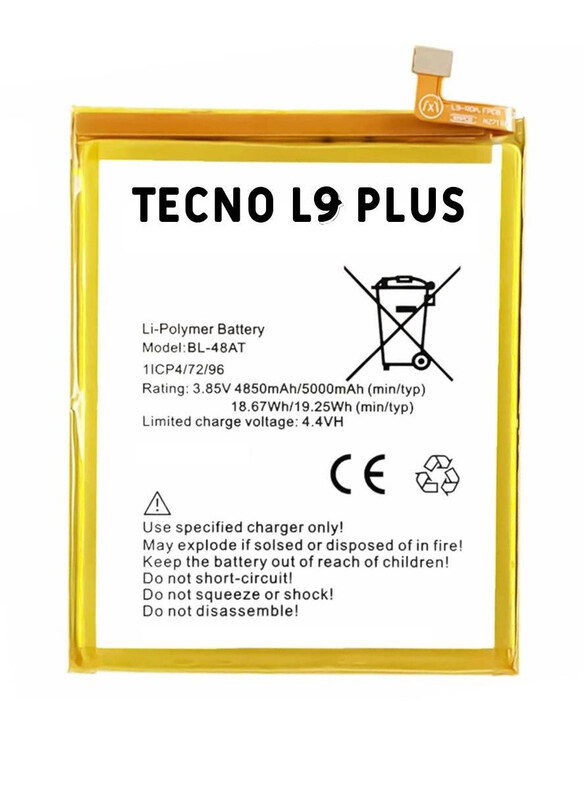 

HYX Tecno L9 Plus Replacement High Quality Original Battery, Multicolour