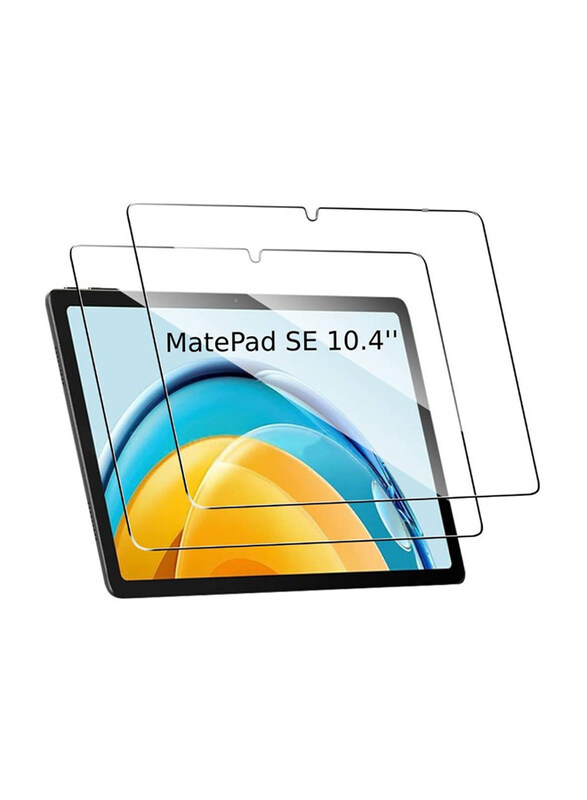 

HYX Huawei MatePad SE 10.4-inch 9H Hardness HD Tempered Glass Screen Protectors 2 Pieces, Clear