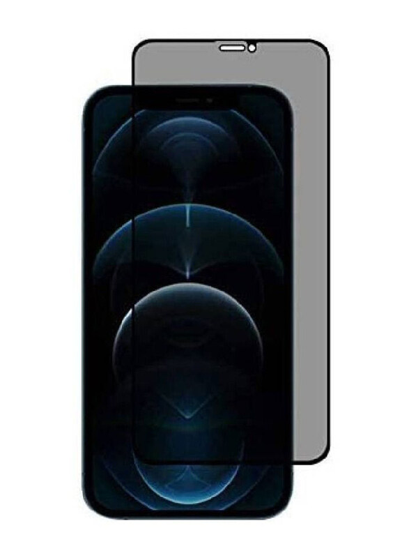 

Generic Apple iPhone 12 Pro Max Privacy Anti-Spy Tempered Glass Screen Protector, Black