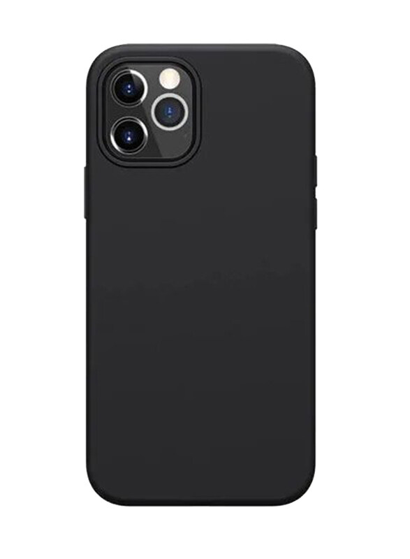 

Nillkin Apple iPhone 12/12 Pro Flex Pure Liquid Silicone Mobile Phone Case Cover, Black