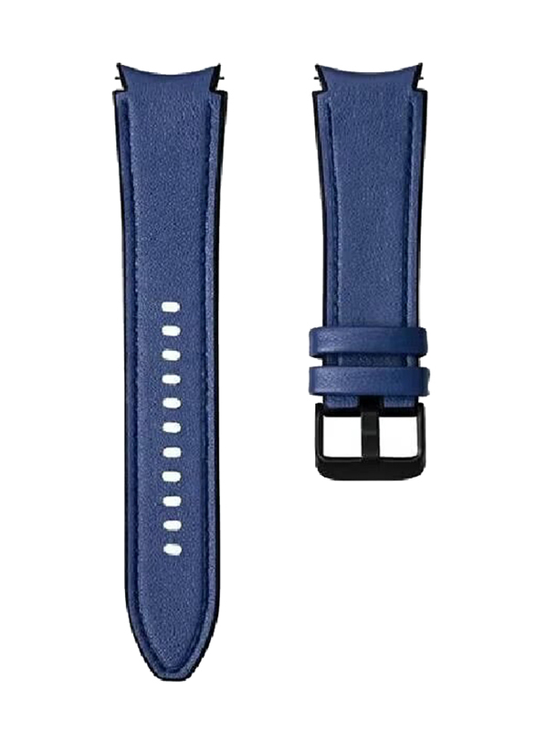 Replacement Leather Band For Samsung Galaxy Watch 4, Blue