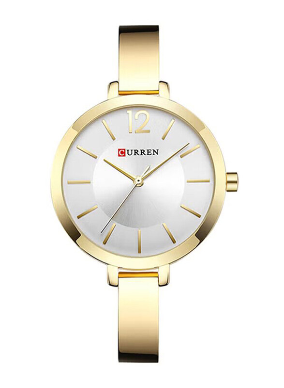 

Curren Analog Watch for Men with Stainless Steel Band, GET15592792, Gold-Silver