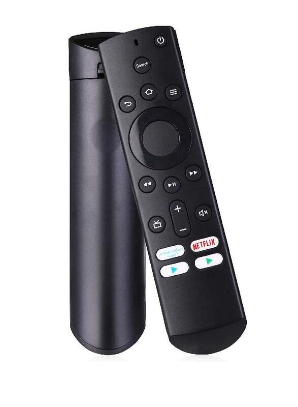 Replacement Remote Control For Insignia Fire TV And Toshiba Fire TV With Prime Video/Netflix Black