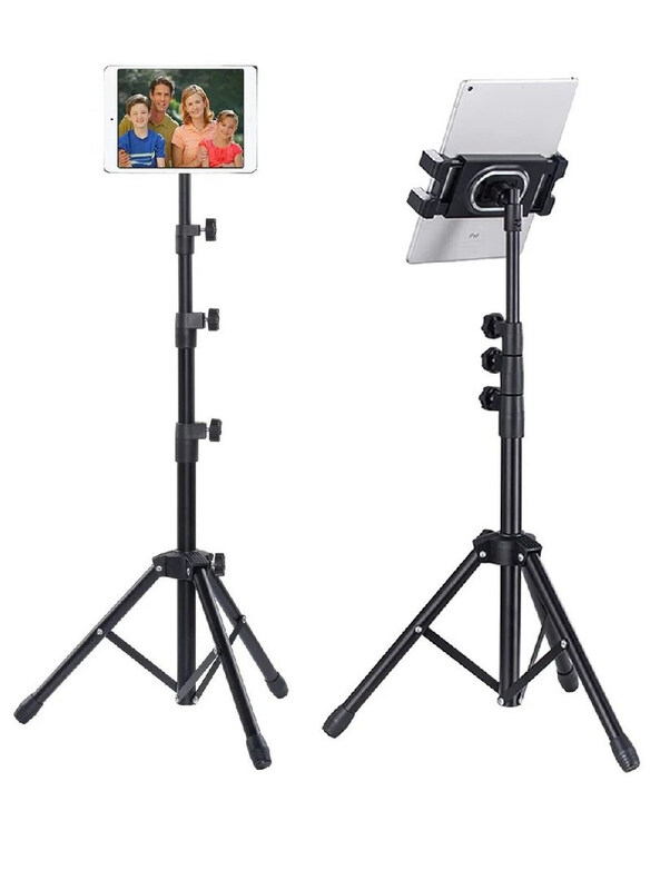 

Rabos 6" to 13"Tablet Floor Telescopic Tripod Stand, Black