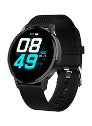 T4 1.22 Inch Ultrathin Heart Rate Monitor Smartwatch, Black