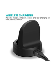 Magnetic Wireless Power Charging Station Dock For Samsung Watch Gear S2, Black
