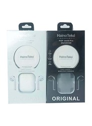 Haino Teko POP-2030 Pro Bluetooth In-Ear Earbud with Case Cover & Wireless Charger, White
