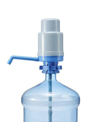 XiuWoo Manual Drinking Water Pump, White/Blue