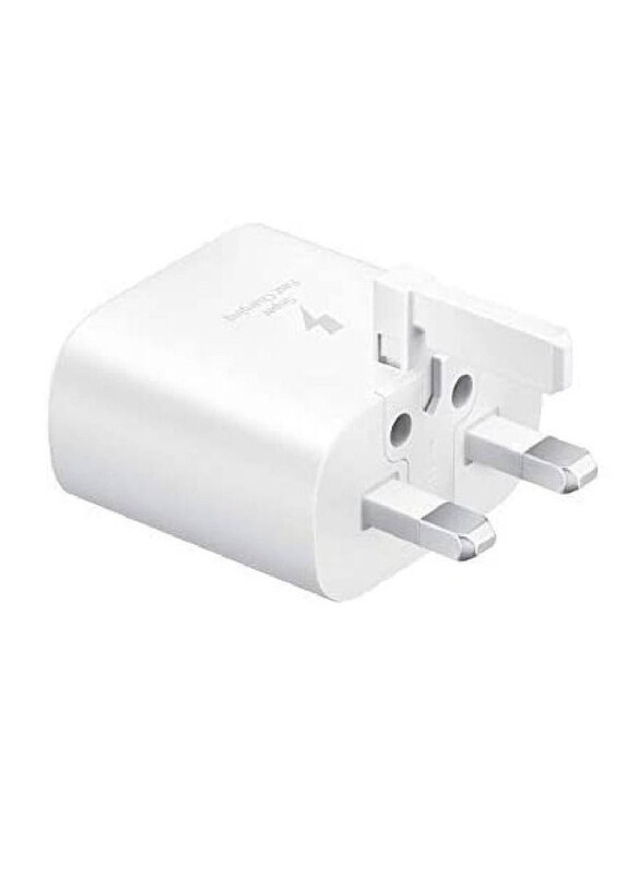

Generic Fast Charging 3-Pin Charging Adapter for Samsung Mobile, White