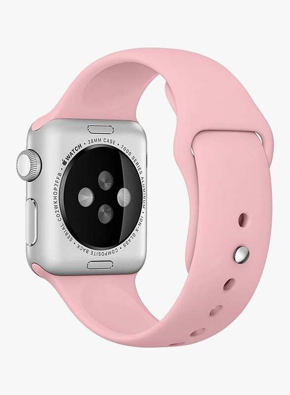 Silicone Sport Wrist Band For Apple Watch 40 mm Pink