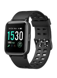 Full Touch Screen, Call & Message Reminder Fitness Trackers Band for Ios & Android Smartphones, Black