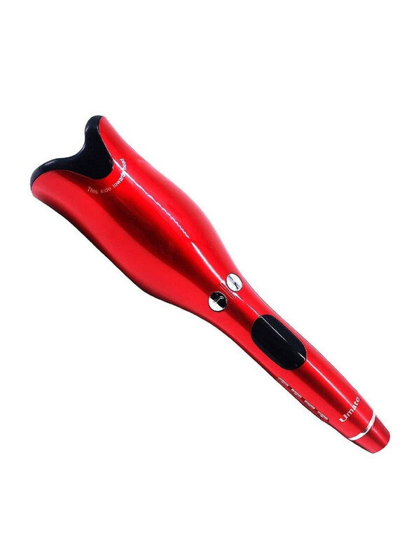 

Arabest Automatic Ceramic Rotating Hair Curler, Red