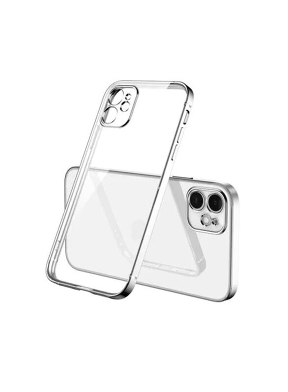 

Generic Apple iPhone 12/12 Pro Aluminium Alloy Frame Mobile Phone Case Cover, Clear