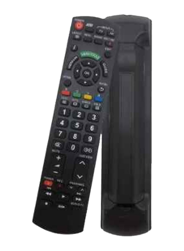 TV Remote Control Works for All Panasonic Plasma Viera HDTV 3D LCD LED TV, Black