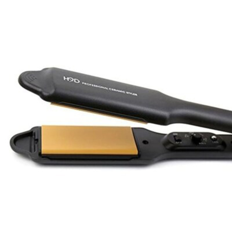 H2D Wide Professional Hair Straighteners, Black