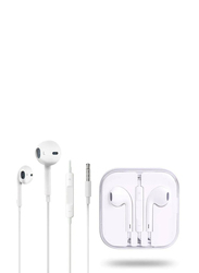 3.5 mm Jack In-Ear Hand-free Earphones with Mic, White