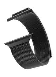 Stainless Steel Replacement Band For Apple Watch Series 3/2/1 Black