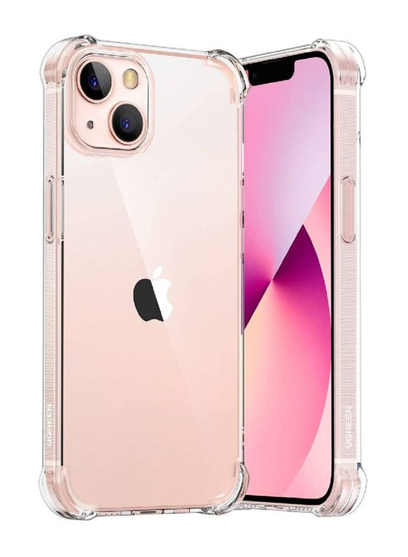 

Generic Apple iPhone 13 Slim Transparent TPU Mobile Phone Back Case Cover, Clear