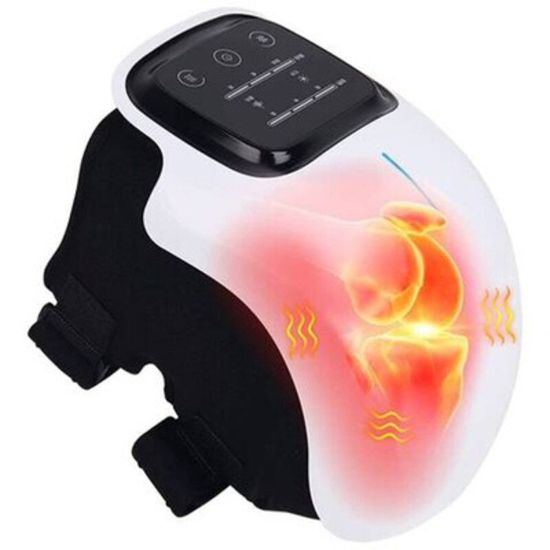 

Generic Infrared Heat and Vibration Knee Pain Relief for Swelling Stiff Joints, Stretched Ligament and Muscles Injuries, One Size, White