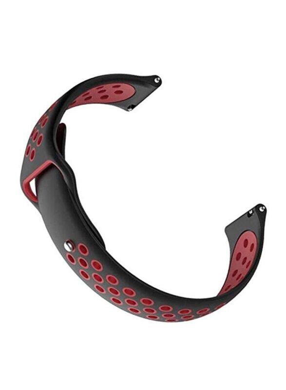 

Euro Replacement Band Strap For Samsung Gear S2 Classic SM-R732/SM-R735 Black/Red