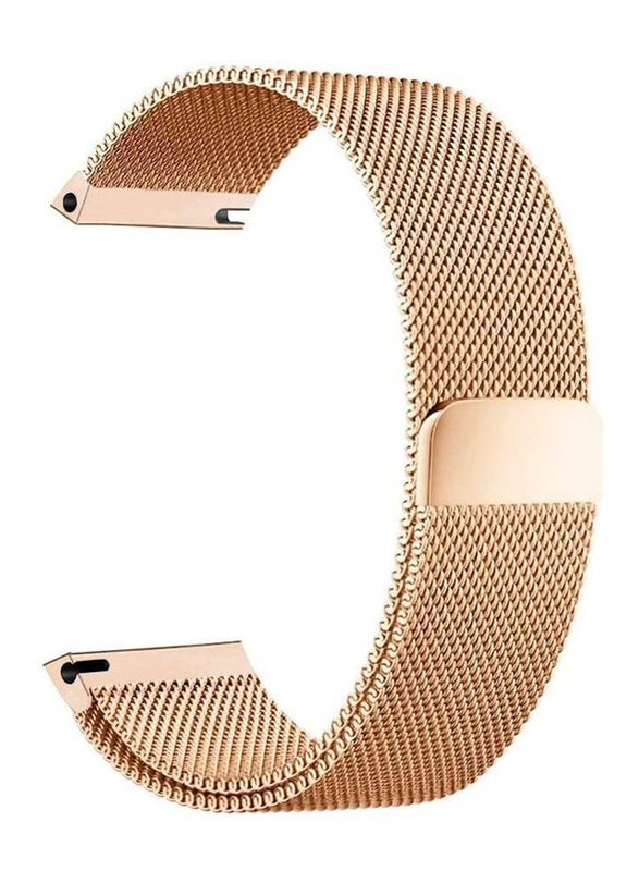Replacement Mesh Loop Band Strap for Huawei Gt 3 Watch 22mm, Gold