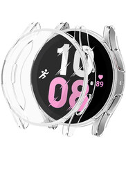 Zoomee Protective Ultra Thin Soft TPU Shockproof Case Cover for Samsung Galaxy Watch 4 44mm, Clear