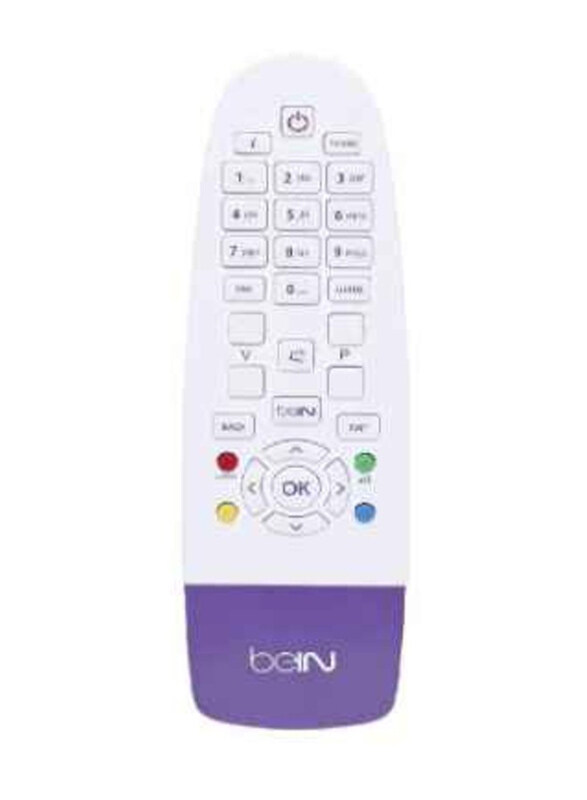 Bein Sports Receiver Remote Control, White/Purple