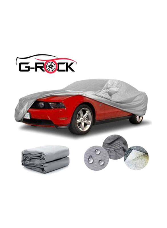 G-Rock Premium Protective Car Body Cover for Mercedes-Benz GLC 43 AMG Coupe, Grey