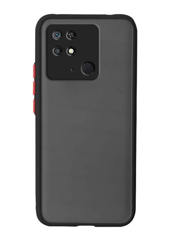 

Generic Xiaomi Redmi 10A Matte Back Soft Bumper Hybrid Protective Mobile Phone Cover Case, Black